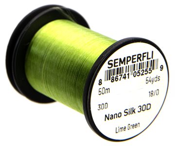Semperfli Nano Silk Bindetråd 30D 18/0 Lime Green